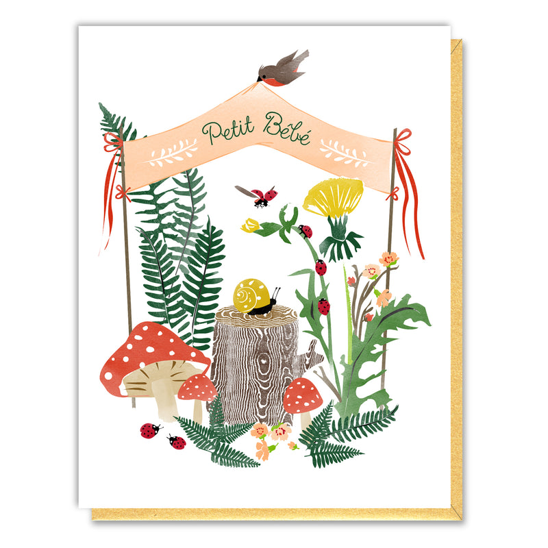 'Petite Bébé' Newborn Card
