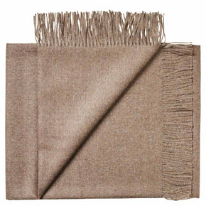 Fluff Solid Color Baby Alpaca Throw Blanket