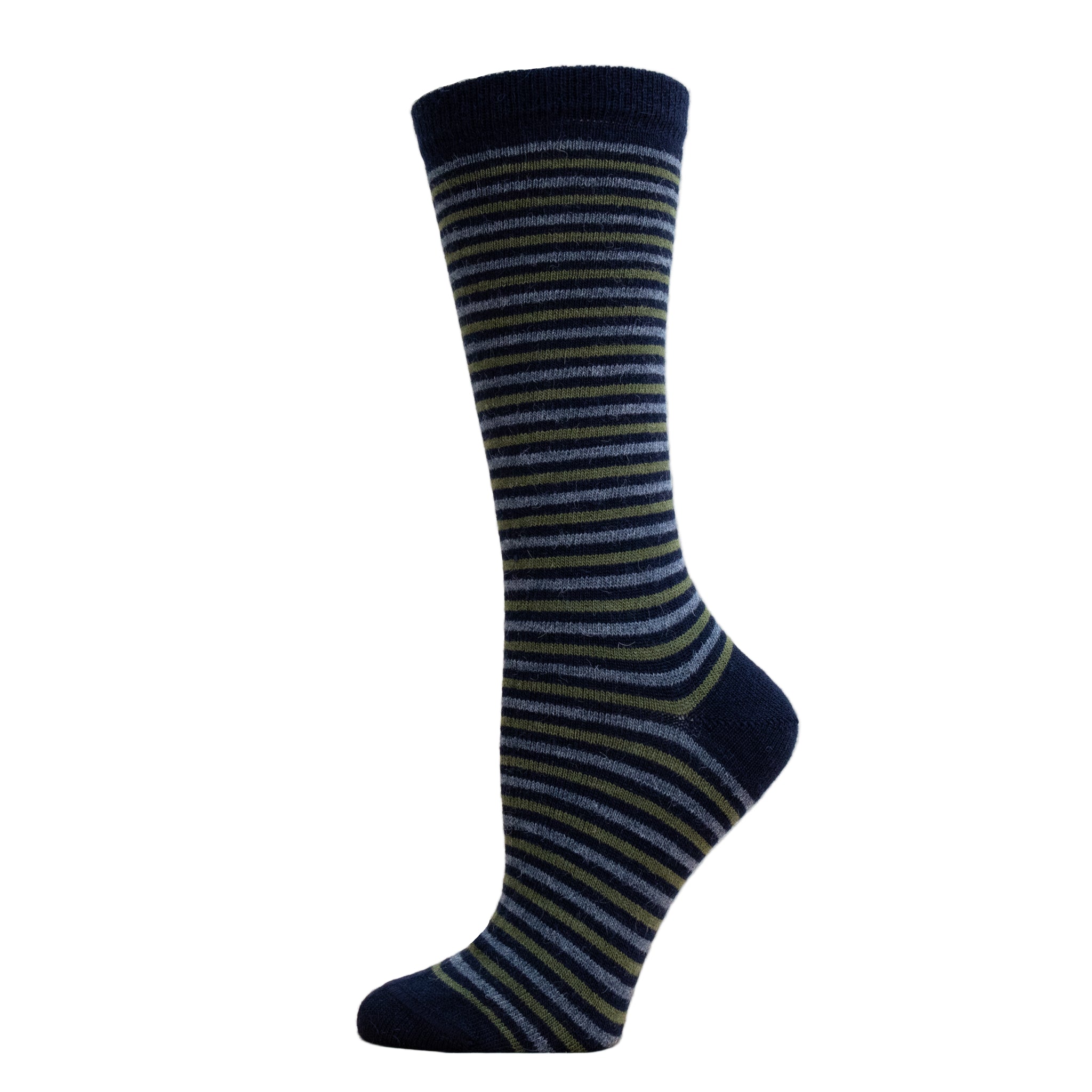Ivy Stripe Alpaca Socks