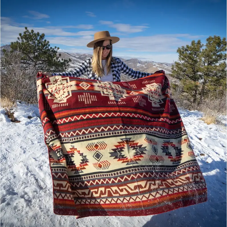 Andean Alpaca Wool Blanket - Alpaca Threadz | Fluff Alpaca