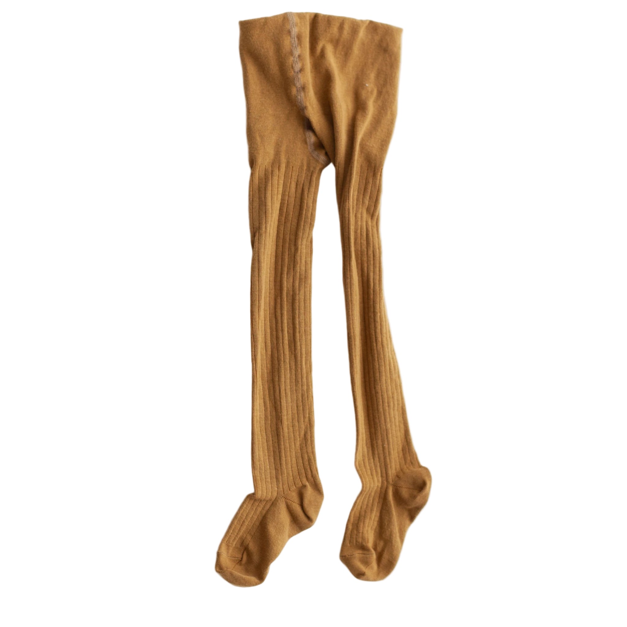 Lali Ribbed Handknit Cotton Tights