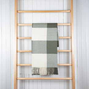 Fluff Buffalo Plaid Baby Alpaca Throw Blanket