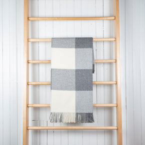 Fluff Buffalo Plaid Baby Alpaca Throw Blanket