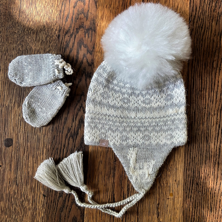 Samantha Holmes Fair Isle Alpaca Baby Hat