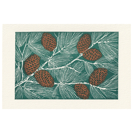 'Pine Cones' Card