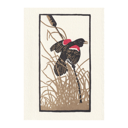 'Red Wing Blackbird' Card