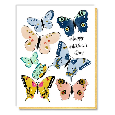 'Butterflies' Mother's Day Card