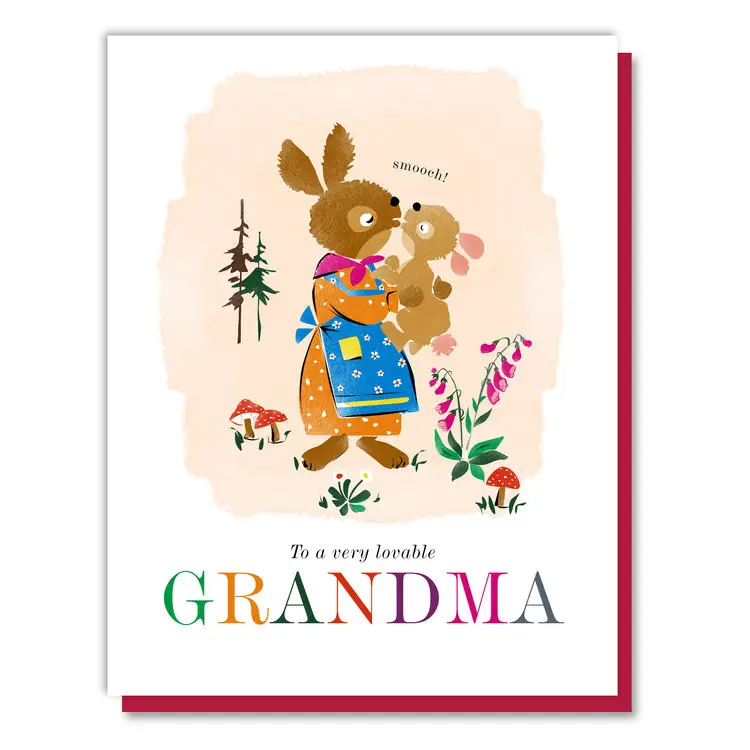 'Grandma Bunny' Card