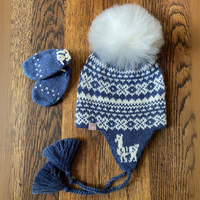 Samantha Holmes Fair Isle Alpaca Baby Hat