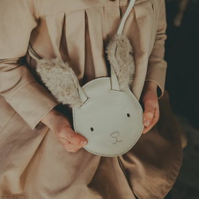 Donsje Britta Snow Bunny Purse