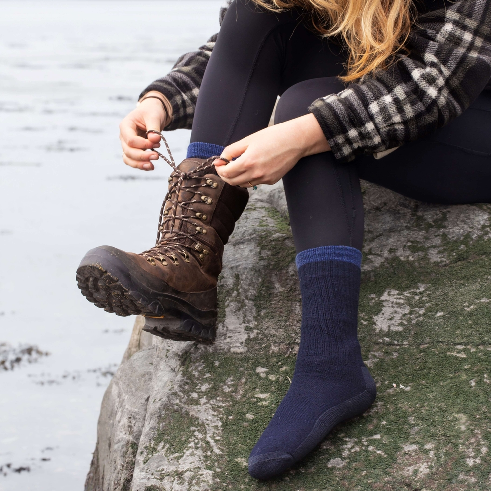 Cushioned Alpaca Hiking Socks