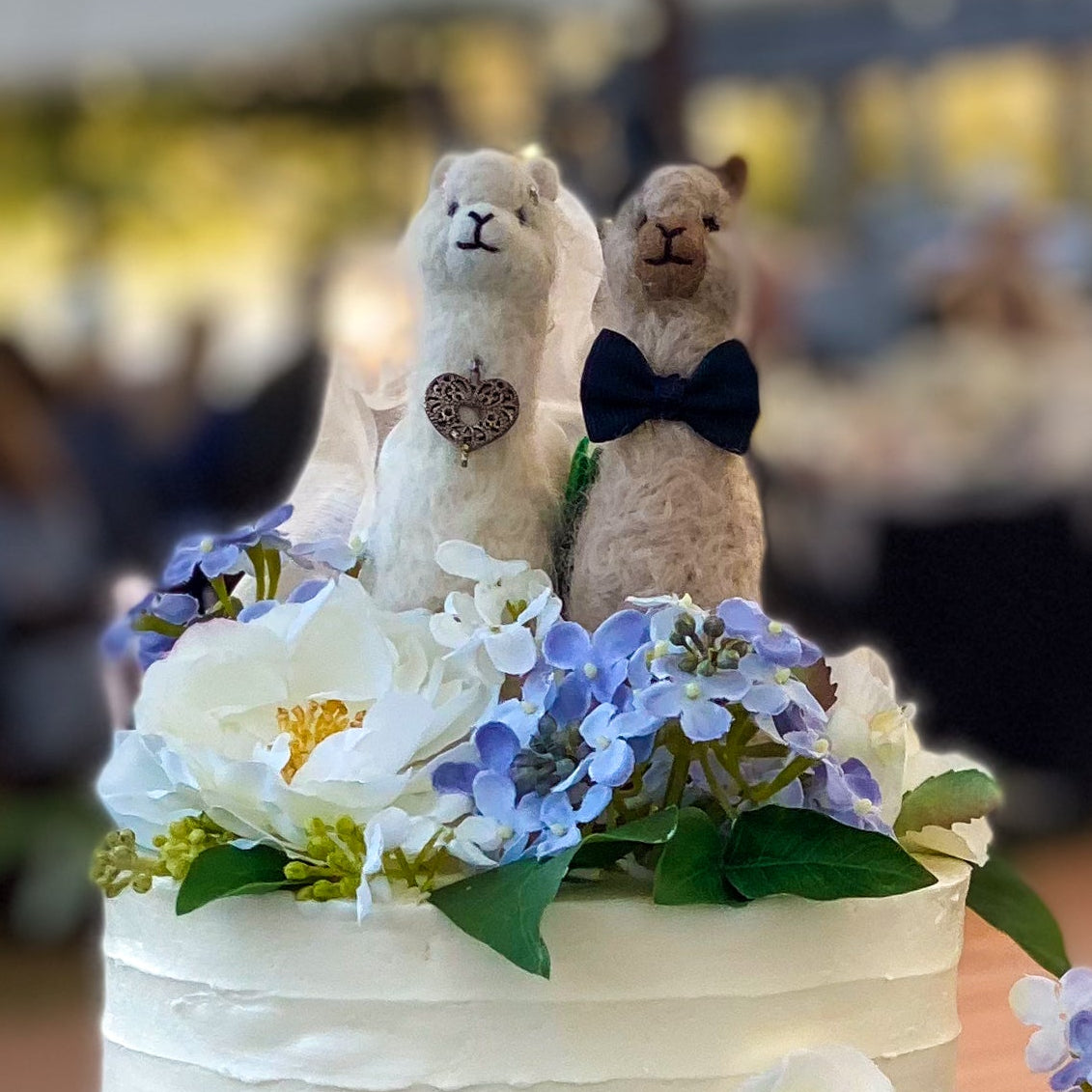 Felted Alpaca Wedding Set