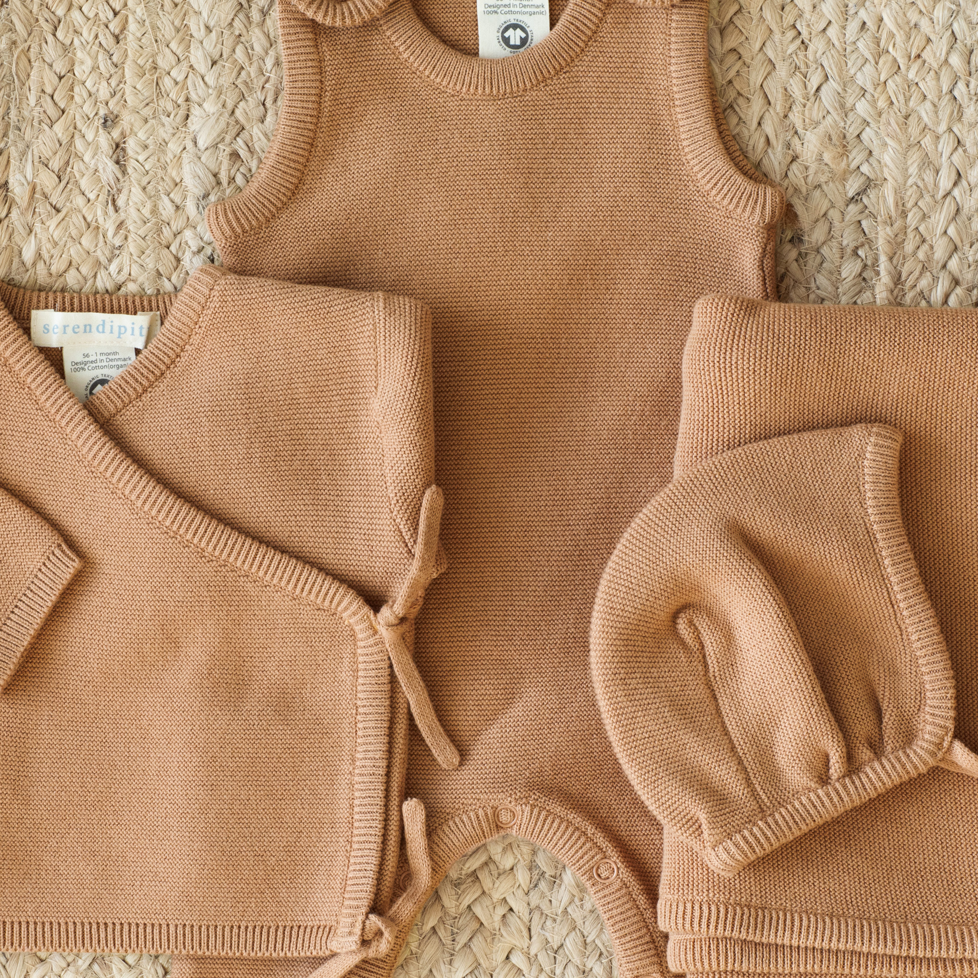 Serendipity Newborn Knit Organic Cotton Gift Set