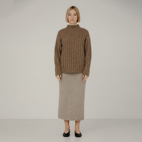 Bare Knitwear Demi Mock Neck