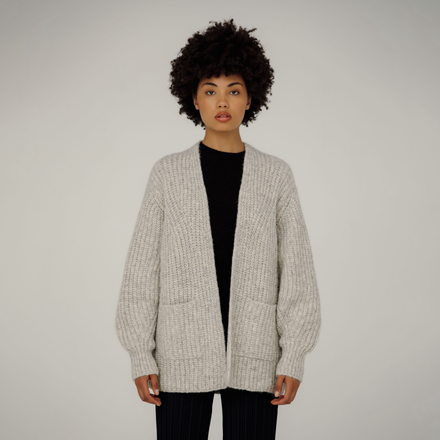 Bare Knitwear Marine Alpaca Cardigan