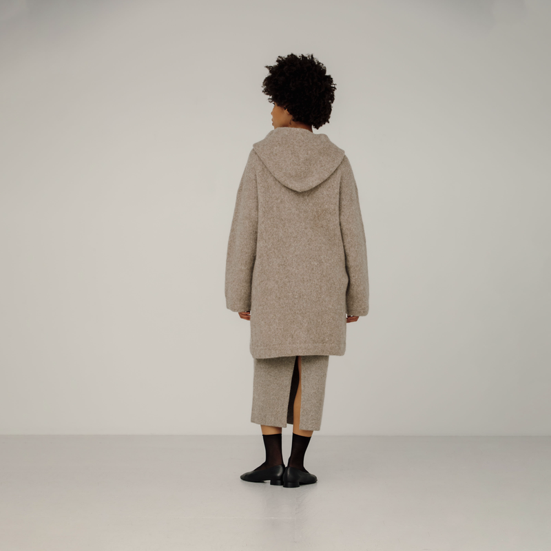 Bare Knitwear Nook Alpaca Coat