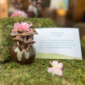 Earthbound Ceramics Mushroom Vases