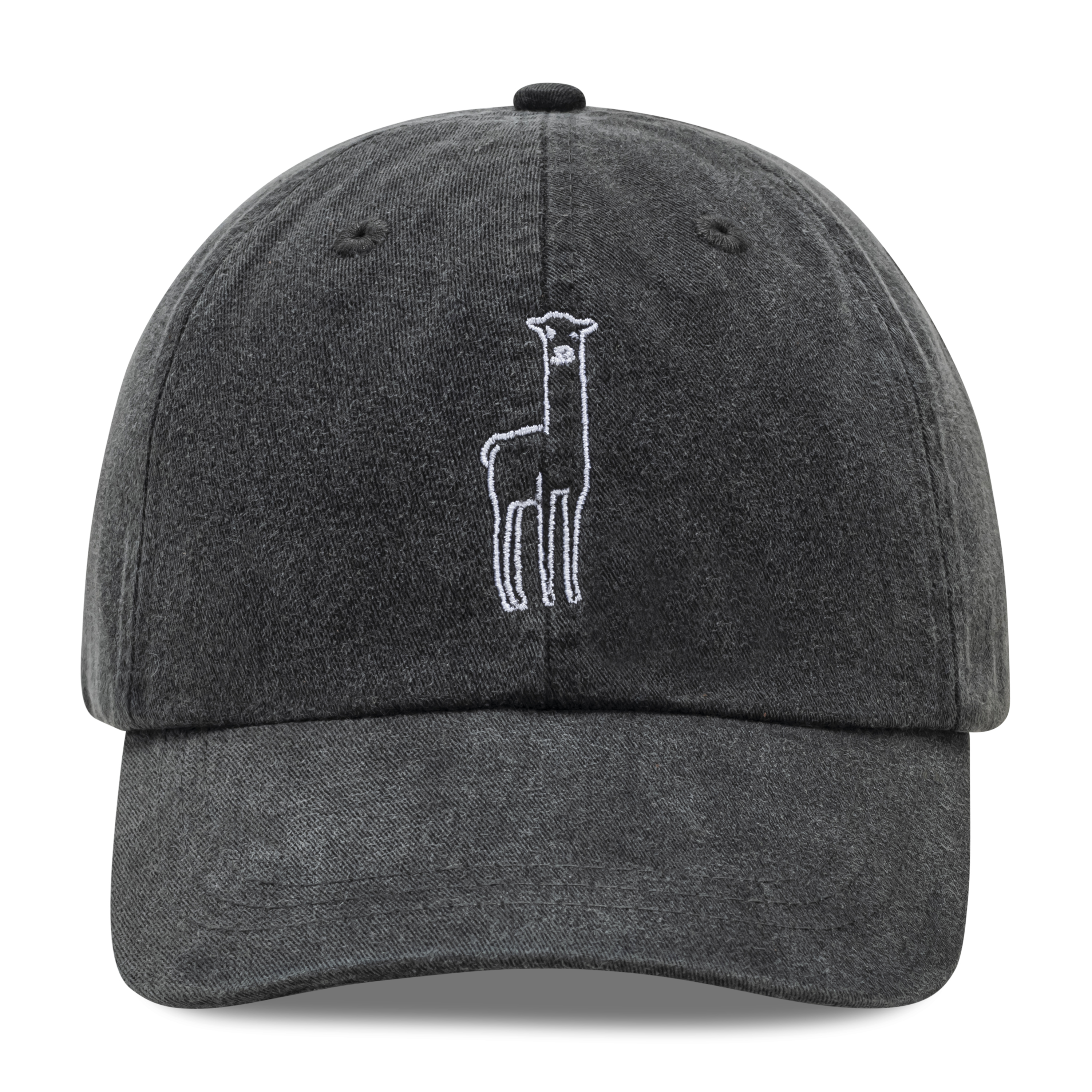 Fluff Embroidered Alpaca Logo Baseball Hat