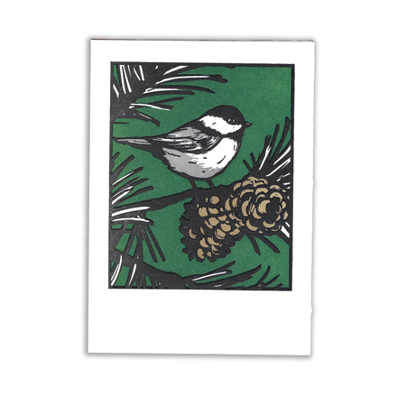 'Black Capped' Holiday Card