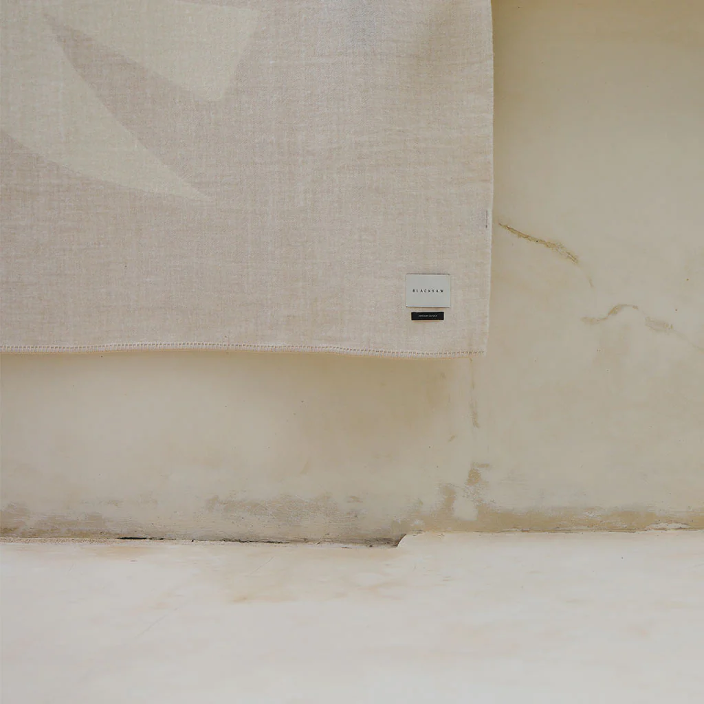 Lotta Love Reversible Alpaca Throw - Shoji/Ivory