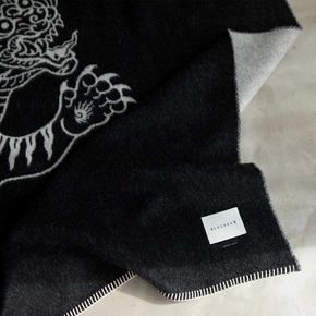 Blacksaw Voodoo Reversible Alpaca Throw