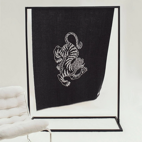 Blacksaw Voodoo Reversible Alpaca Throw
