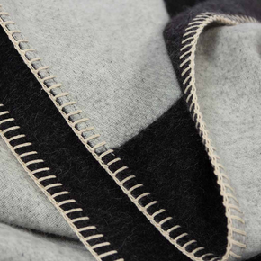 Blacksaw Yin Reversible Alpaca Throw