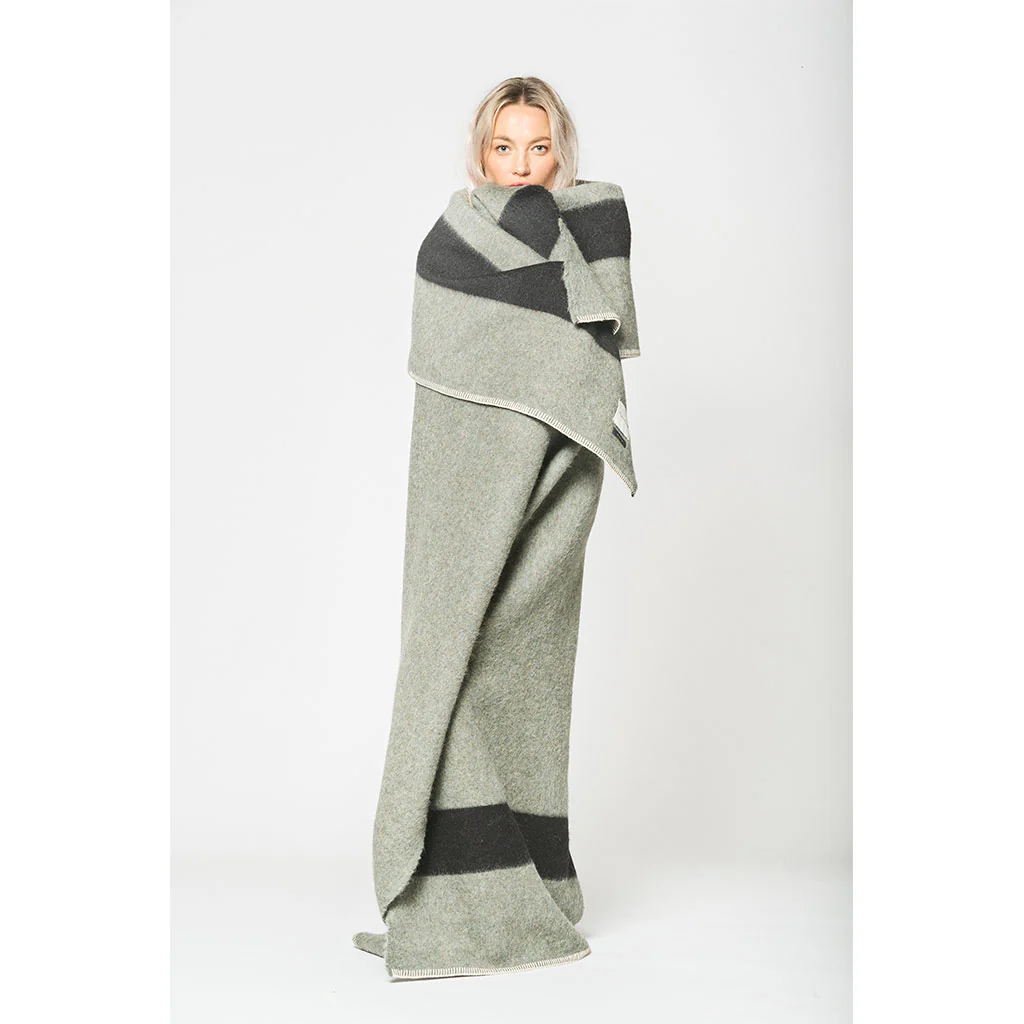 Siempre Recycled Alpaca Blanket - Surplus