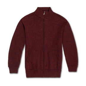 Men's Heavyweight Full-Zip Alpaca Jacket