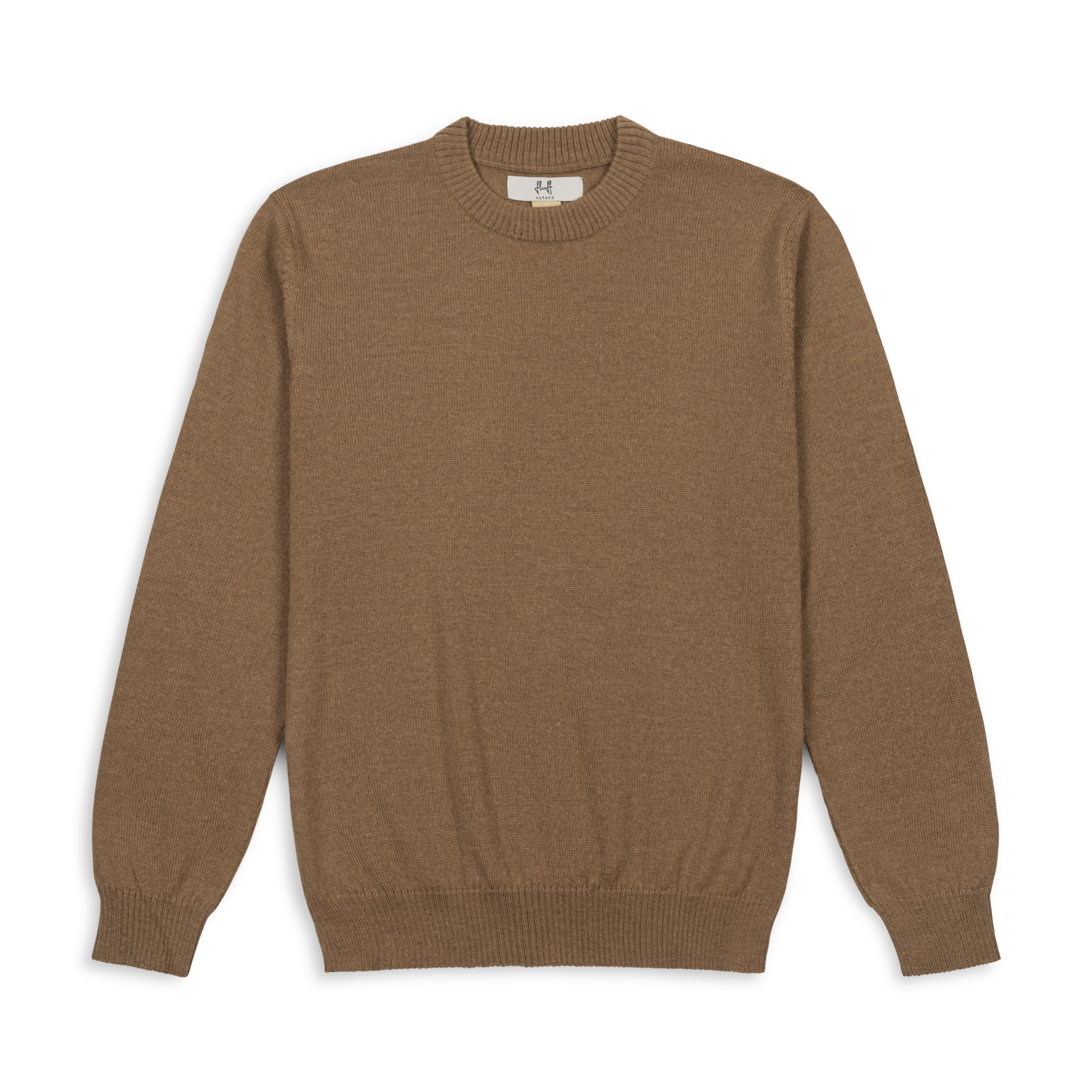 Fluff Alpaca Classic Crewneck Baby Alpaca Sweater