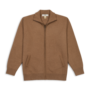 Men's Heavyweight Full-Zip Alpaca Jacket