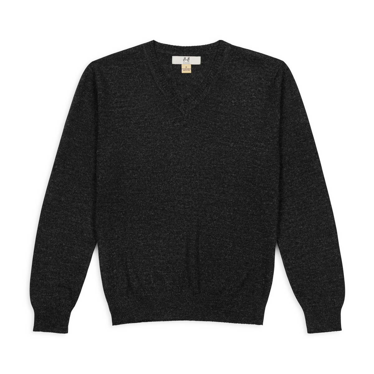 Fluff Alpaca Classic V-Neck 100% Baby Alpaca Sweater | Fluff Alpaca