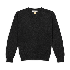 Fluff Alpaca Classic V-Neck Baby Alpaca Sweater