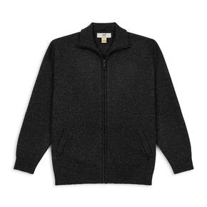 Men's Heavyweight Full-Zip Alpaca Jacket
