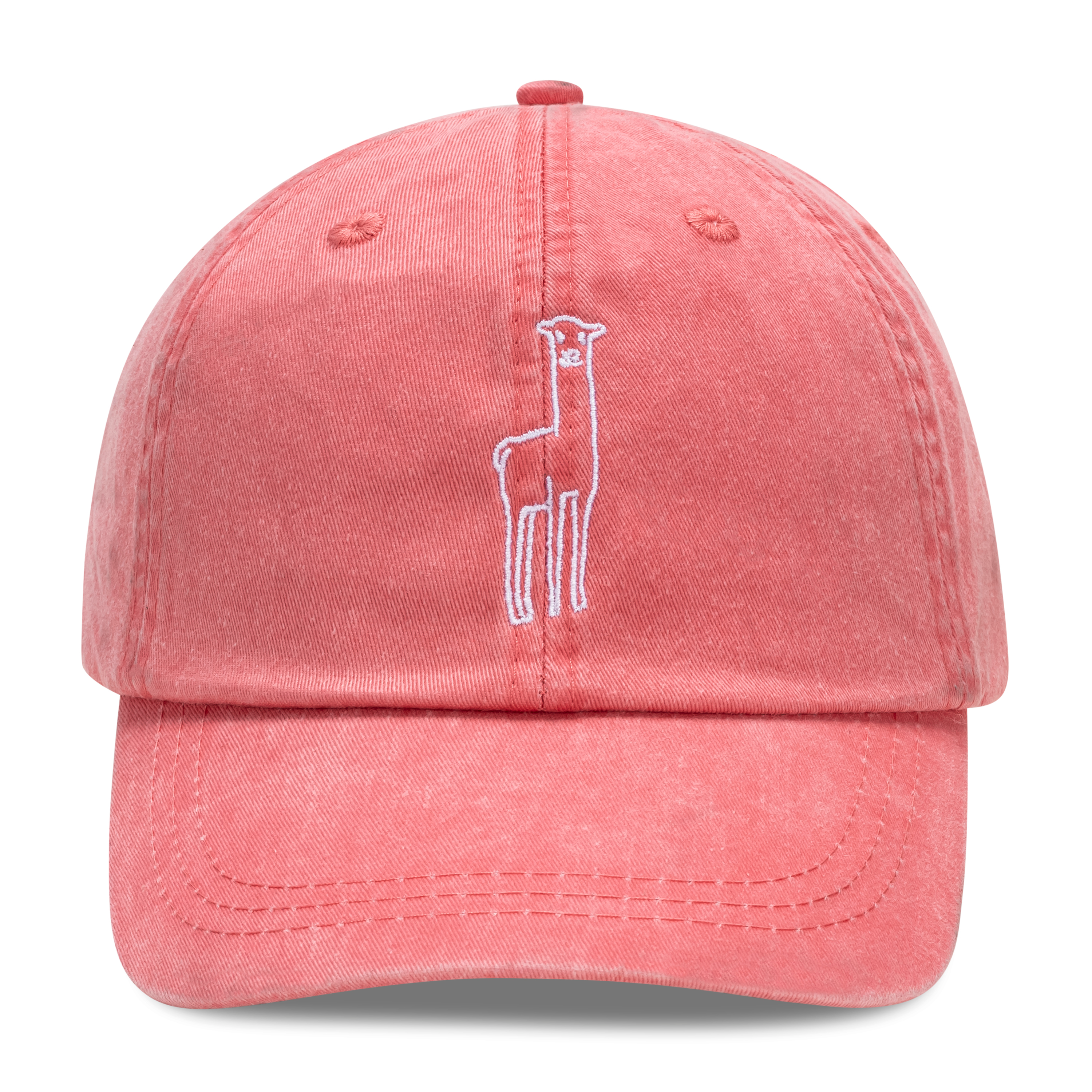 Fluff Embroidered Alpaca Logo Baseball Hat