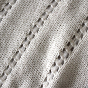 Helen Howe Handmade Stitched Stripe Throw