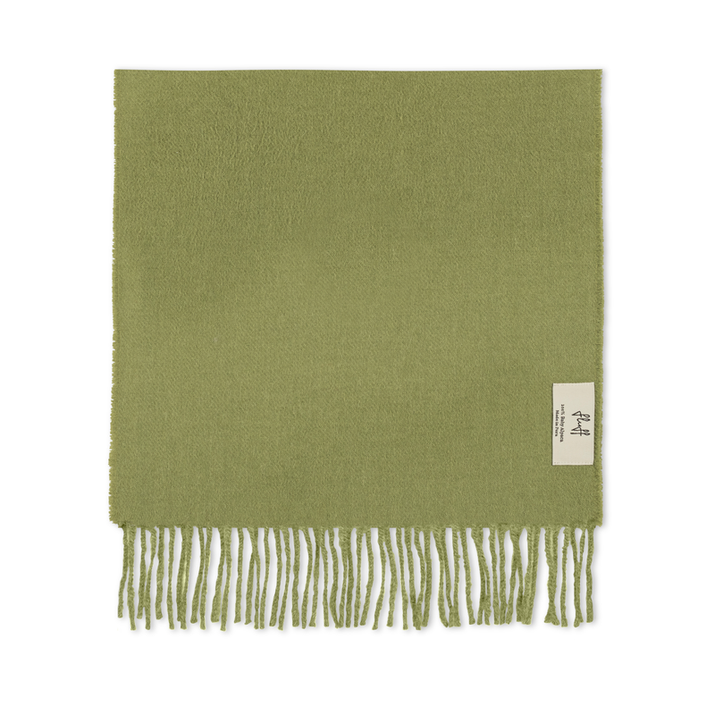 Fluff Solid Color Baby Alpaca Scarf