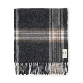 Fluff Alpaca Plaid Baby Alpaca Scarf