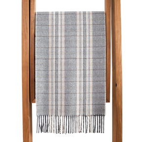 Fluff Alpaca Plaid Baby Alpaca Scarf