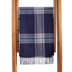 Fluff Alpaca Plaid Baby Alpaca Scarf