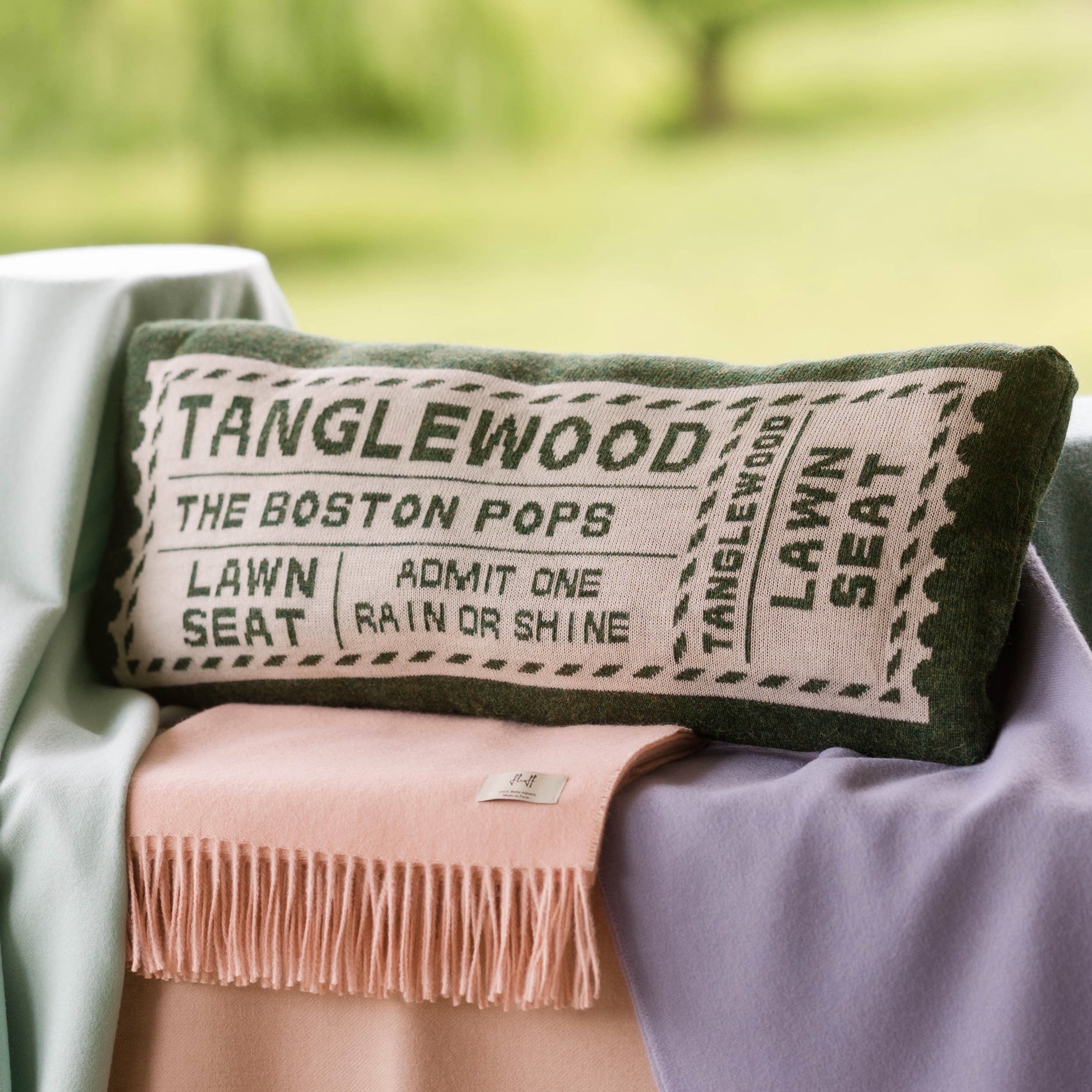 Tanglewood Ticket Alpaca Pillow