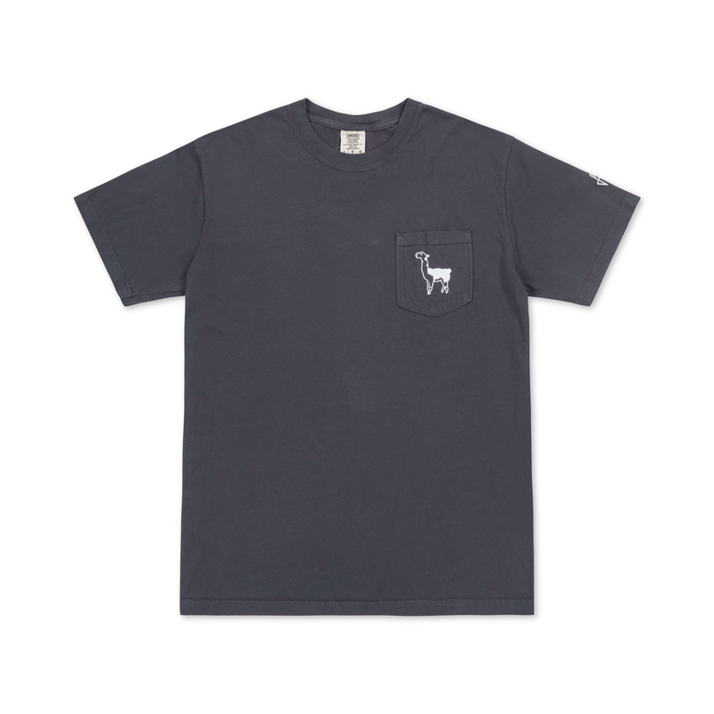 Fluff Alpaca Cotton Pocket Llama T-Shirt