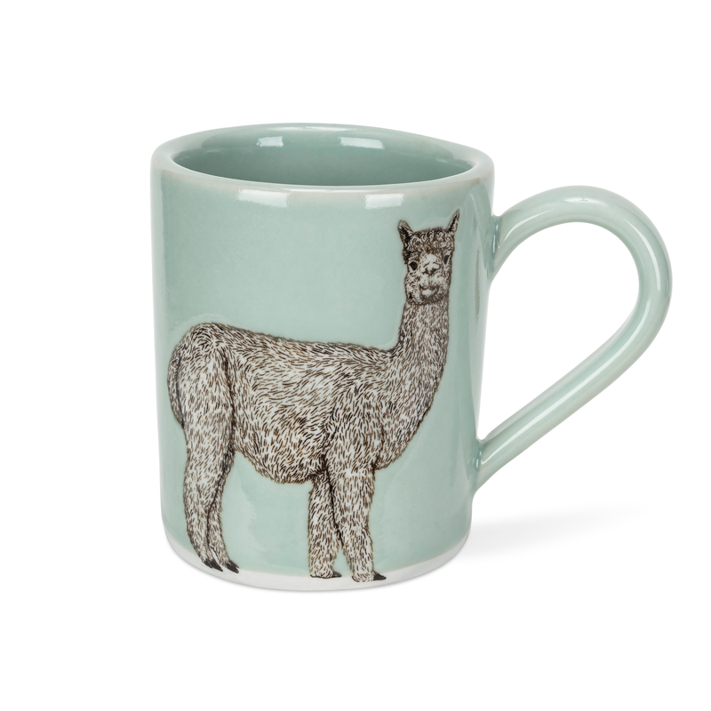 SKT Ceramics Celadon Large Fluff Alpaca Mug