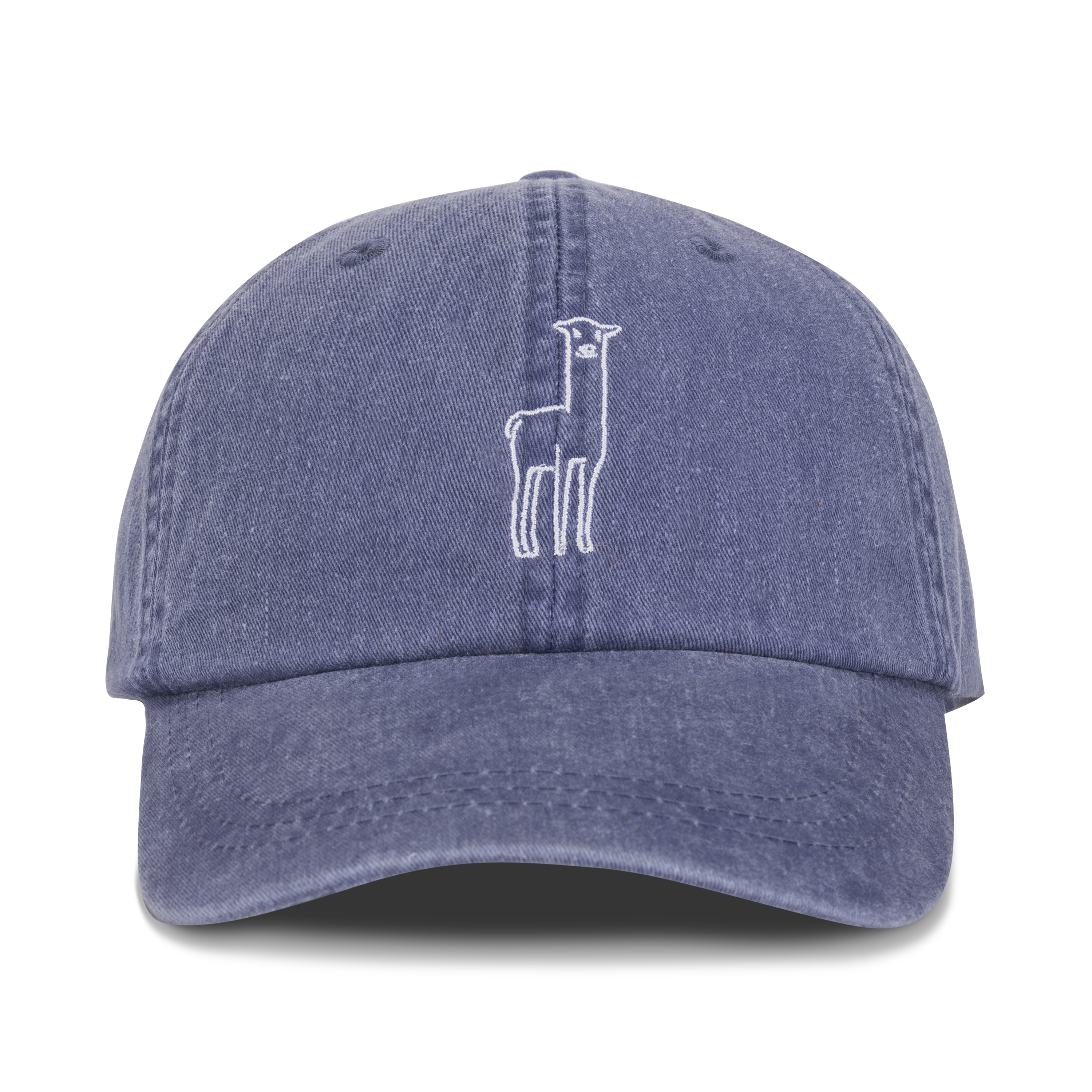 Fluff Embroidered Alpaca Logo Baseball Hat
