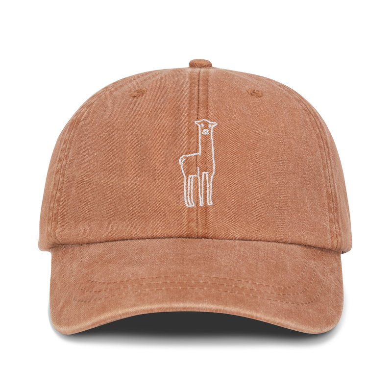 Fluff Alpaca Embroidered Baseball Hats