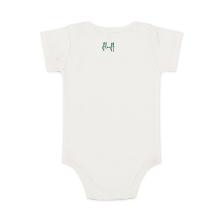 Fluff Alpaca Organic Cotton Alpaca Logo Onesie