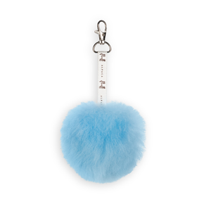 Fluffball Alpaca Fur PomPom Keychain