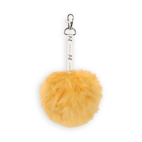 Fluffball Alpaca Fur PomPom Keychain
