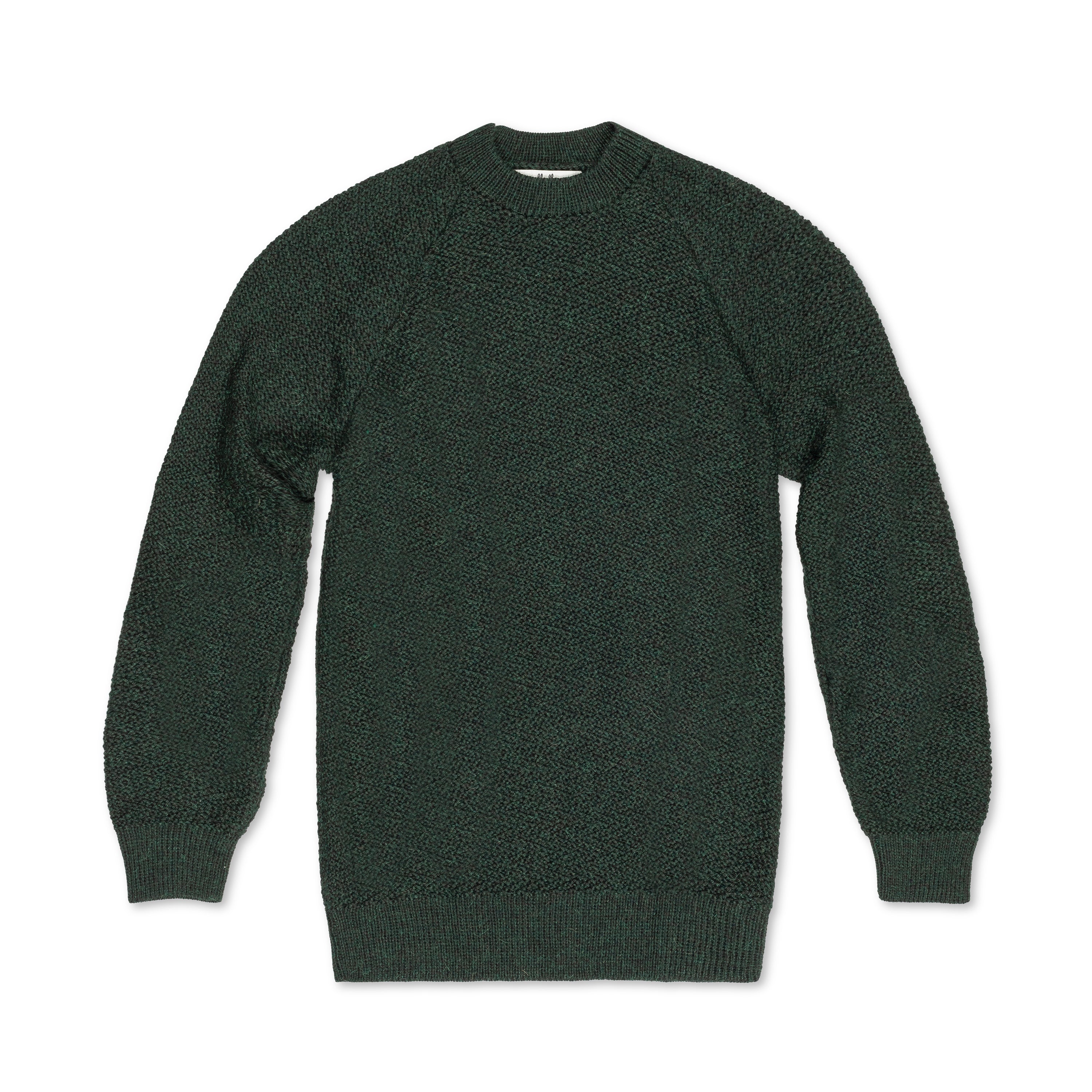030922●  ATON BABY ALPACA CREWNECK SWEAT BABY ALPACA LINEN CREWNECK SWEATER | ATON(エイトン