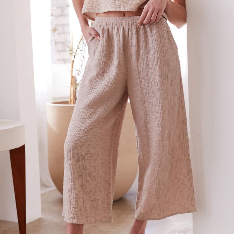 It Is Well L.A. Easy Wide Gauze Pant